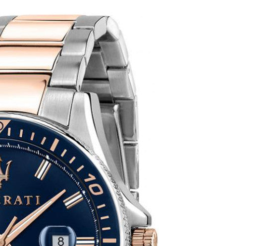  Shop Authentic Maserati SFIDA Quartz Blue Dial Stainless Steel 44mm Watch For Men - R8853140003 - Luxxuri