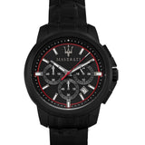  Shop Authentic Maserati Successo 44mm Black Dial Black Steel Strap Watch For Men - R8873621014 - Luxxuri