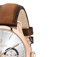  Shop Authentic Maserati Ricordo Chronograph Silver Dial Brown Leather Strap Watch For Men - R8871633002 - Luxxuri