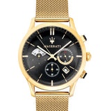  Shop Authentic Maserati Ricordo Chronograph Black Dial Stainless Steel Mesh Bracelet Watch For Men - R8873633003 - Luxxuri