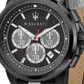  Shop Authentic Maserati Royale 44mm Black Dial Stainless Steel Fiber Strap Watch For Men - R8871637002 - Luxxuri