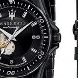  Shop Authentic Maserati SFIDA Automatic Black Special Edition 44mm Watch For Men - R8823140005 - Luxxuri