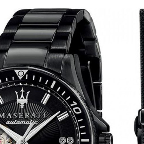  Shop Authentic Maserati SFIDA Automatic Black Special Edition 44mm Watch For Men - R8823140005 - Luxxuri
