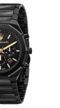  Shop Authentic Maserati Stile Chronograph Black Dial Black Steel Strap Watch For Men - R8873642005 - Luxxuri