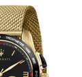 Maserati Traguardo 45mm Quartz Gold Black Dial Watch For Men - R8873612010