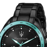  Shop Authentic Maserati Traguardo Aqua Edition Black Dial Black Steel Strap Watch For Men - R8873644002 - Luxxuri