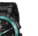  Shop Authentic Maserati Traguardo Aqua Edition Black Dial Black Steel Strap Watch For Men - R8873644002 - Luxxuri