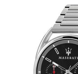  Shop Authentic Maserati Trimarano Chronograph Black Dial Silver Stainless Steel Strap Watch For Men - R8873632003 - Luxxuri