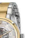  Shop Authentic Maserati Traguardo Automatic White Skeleton Dial Two Tone Steel Strap Watch For Men - R8823112003 - Luxxuri