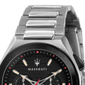  Shop Authentic Maserati Triconic Chronograph Black Dial Silver Steel Strap Watch For Men - R8873639002 - Luxxuri