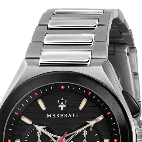  Shop Authentic Maserati Triconic Chronograph Black Dial Silver Steel Strap Watch For Men - R8873639002 - Luxxuri