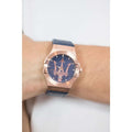  Shop Authentic Maserati Potenza 42mm Rose Gold & Blue Dial Blue Leather Strap Watch For Men - R8851108027 - Luxxuri