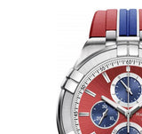  Shop Authentic Maurice Lacroix Aikon Beach Volley Vikings Limited Edition Red Dial Red Rubber Strap Watch for Men - AI1018-SS001-530-6 - Luxxuri