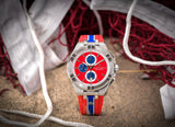  Shop Authentic Maurice Lacroix Aikon Beach Volley Vikings Limited Edition Red Dial Red Rubber Strap Watch for Men - AI1018-SS001-530-6 - Luxxuri
