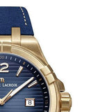  Shop Authentic Maurice Lacroix Aikon Date Limited Edition Blue Dial Blue Leather Strap Watch For Men - AI1028-BRZ01-420-1 - Luxxuri