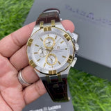  Shop Authentic Maurice Lacroix Aikon Chronograph White Dial Brown Leather Strap Watch For Men - AI1018-PVY11-132-1 - Luxxuri