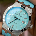  Shop Authentic Maurice Lacroix Aikon Automatic Sky Blue Dial Silver Steel Strap Watch For Men - AI6008-SS00F-431-C - Luxxuri