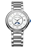  Shop Authentic Maurice Lacroix Fiaba Moonphase White Mother of Pearl Dial Silver Steel Strap Watch for Women - FA1084-SS002-170-1 - Luxxuri