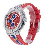  Shop Authentic Maurice Lacroix Aikon Beach Volley Vikings Limited Edition Red Dial Red Rubber Strap Watch for Men - AI1018-SS001-530-6 - Luxxuri