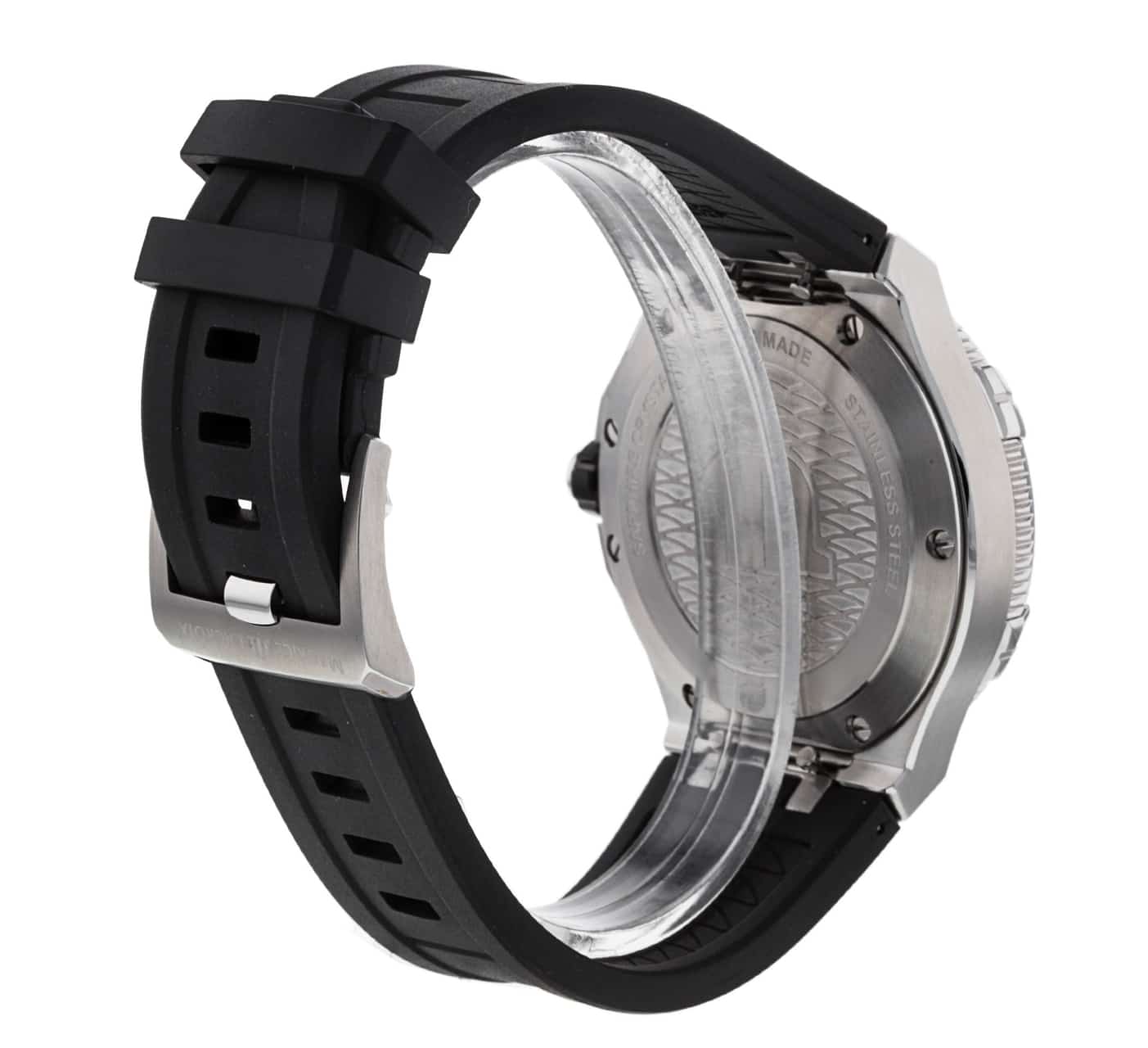  Shop Authentic Maurice Lacroix Aikon Venturer Black Dial Black Rubber Strap Watch for Men - AI6058-SS001-330-1 - Luxxuri