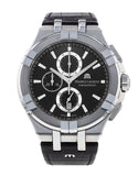  Shop Authentic Maurice Lacroix Aikon Chronograph Black Dial Black Leather Strap Watch for Men - AI1018-SS001-330-1 - Luxxuri