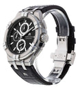  Shop Authentic Maurice Lacroix Aikon Chronograph Black Dial Black Leather Strap Watch for Men - AI1018-SS001-330-1 - Luxxuri