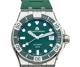  Shop Authentic Maurice Lacroix Aikon Venturer Green Dial Green Rubber Strap Watch for Men - AI6057-SSL50-630-5 - Luxxuri