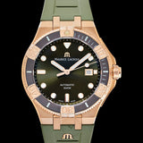 Shop Authentic Maurice Lacroix Aikon Venturer Bronze Dial Green Rubber Strap Watch For Men - AI6058-BRZ01-630-1 - Luxxuri