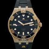  Shop Authentic Maurice Lacroix Aikon Venturer Black Dial Black Rubber Strap Watch For Men - AI6058-BRZ0B-330-2 - Luxxuri