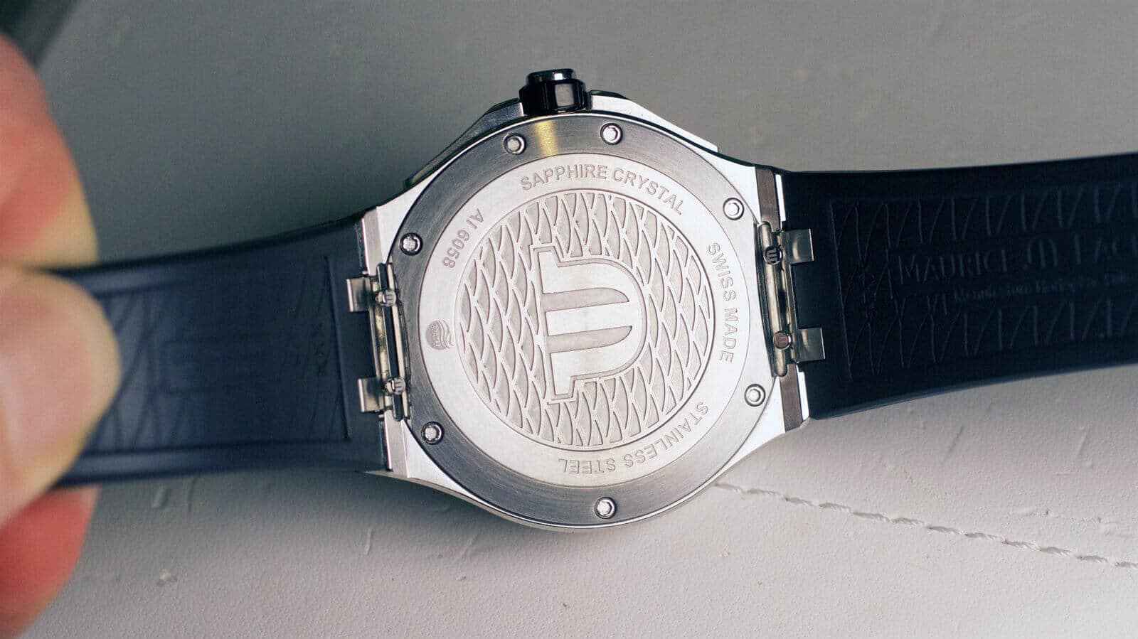  Shop Authentic Maurice Lacroix Aikon Venturer Blue Dial Blue Rubber Strap Watch for Men - AI6058-SS001-430-1 - Luxxuri