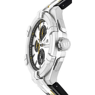  Shop Authentic Maurice Lacroix Aikon Chronograph King of the Court Limited Edition Silver Dial Grey Rubber Strap Watch for Men - AI1018-TT030-130-K - Luxxuri