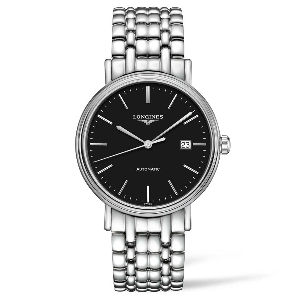  Shop Authentic Longines Presence 38.5mm Automatic Stainless Steel Watch for Men - L4.921.4.52.6 - Luxxuri