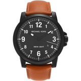  Shop Authentic Michael Kors Paxton Analog Black Dial Brown Rubber Strap Watch For Men - MK8502 - Luxxuri