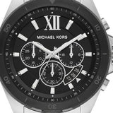  Shop Authentic Michael Kors Brecken Chronograph Black Dial Silver Steel Strap Watch For Men - MK8847 - Luxxuri