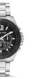  Shop Authentic Michael Kors Brecken Chronograph Black Dial Silver Steel Strap Watch For Men - MK8847 - Luxxuri