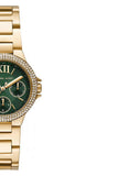  Shop Authentic Michael Kors Camille Multifunction Green Dial Gold Steel Strap Watch For Women - MK6981 - Luxxuri