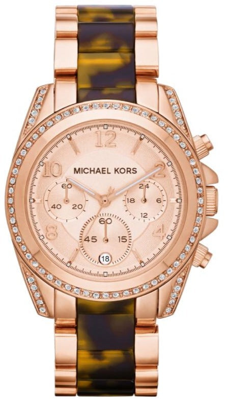  Shop Authentic Michael Kors Blair Rose Gold Dial Two Tone Steel Strap Watch For Women - MK5859 - Luxxuri