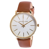  Shop Authentic Michael Kors Pyper Quartz Silver Dial Brown Leather Watch For Women - MK2740 - Luxxuri