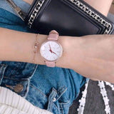  Shop Authentic Michael Kors Pyper Analog White Dial Pink Leather Strap Watch For Women - MK2803 - Luxxuri