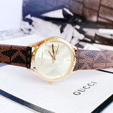  Shop Authentic Michael Kors Jaycie Three Hand Gold Dial Brown Leather Strap Watch for Women - MK2862 - Luxxuri