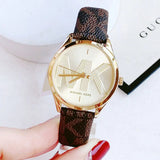  Shop Authentic Michael Kors Jaycie Three Hand Gold Dial Brown Leather Strap Watch for Women - MK2862 - Luxxuri