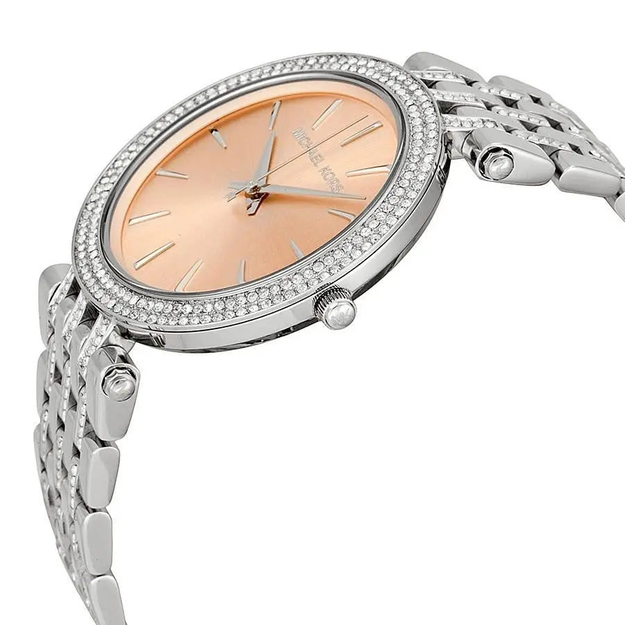  Shop Authentic Michael Kors Darci Orange Dial Silver Stainless Steel Strap Watch for Women - MK3218 - Luxxuri