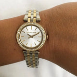  Shop Authentic Michael Kors Darci White Dial Two Tone Steel Strap Watch for Women - MK3323 - Luxxuri