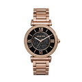  Shop Authentic Michael Kors Catlin Black Diamonds Dial Rose Gold Steel Strap Watch for Women - MK3356 - Luxxuri