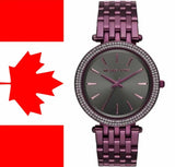 Shop Authentic Michael Kors Darci Black Dial Purple Steel Strap Watch for Women - MK3554 - Luxxuri