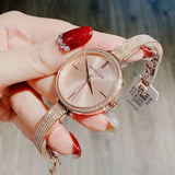  Shop Authentic Michael Kors Jaryn Quartz Rose Gold Dial Rose Gold Steel Strap Watch For Women - MK3785 - Luxxuri