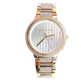  Shop Authentic Michael Kors Gabbi Crystals Gold Dial Gold Steel Strap Watch For Women - MK3985 - Luxxuri