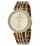  Shop Authentic Michael Kors Darci Gold Dial Brown Two Tone Steel Strap Watch for Women - MK4326 - Luxxuri
