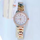  Shop Authentic Michael Kors Tibby Three Hand Crystals Silver Dial Two Tone Steel Strap Watch for Women - MK4576 - Luxxuri