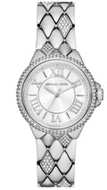  Shop Authentic Michael Kors Camille Pave Crystals Silver Dial Silver Steel Strap Watch for Women - MK4804 - Luxxuri